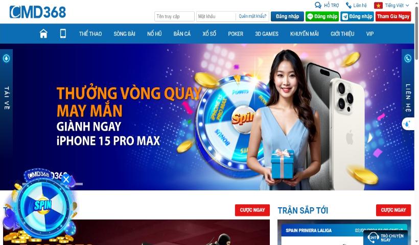 Đôi nét về nhà cái CMD 368 69VN