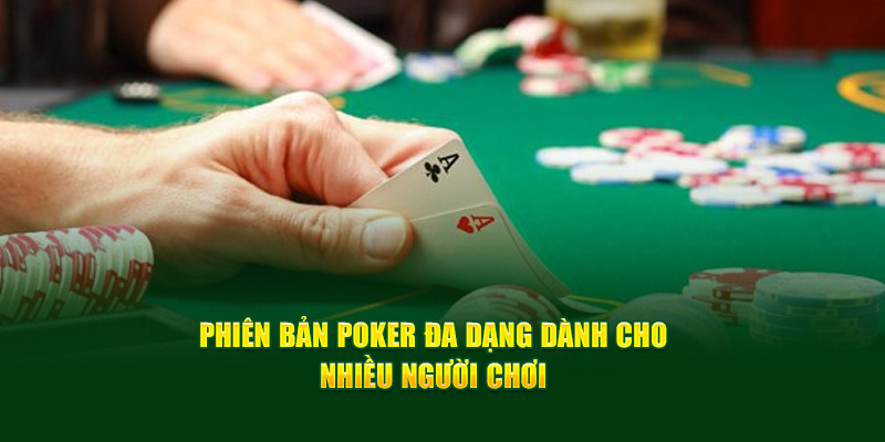 Phiên bản poker đa dạng dành cho nhiều người chơi 